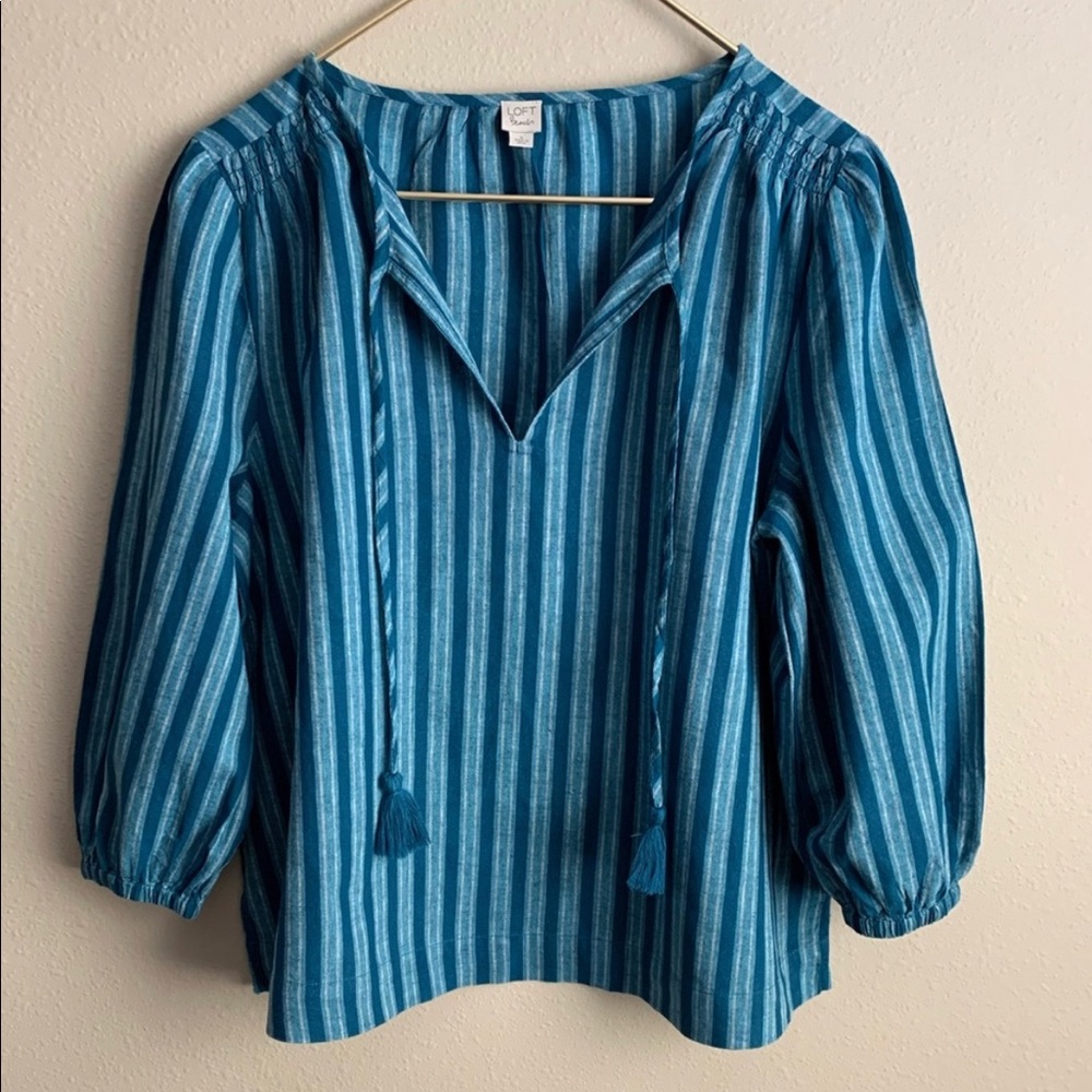 LOFT Peasant Top